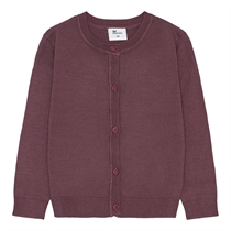 BIRKHOLM Strik Cardigan Bordeaux Lilla